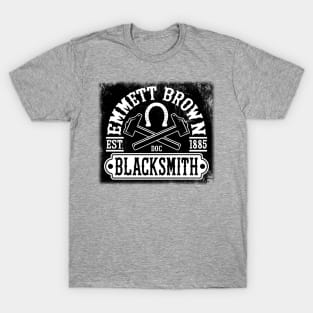 Emmett Brown Blacksmith (Reverse) T-Shirt